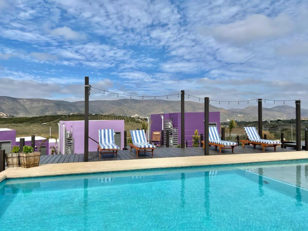 Villa Flor De Cera Valle de Guadalupe Esterno foto