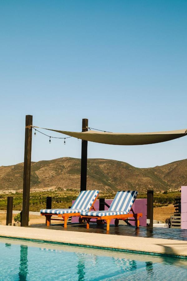 Villa Flor De Cera Valle de Guadalupe Esterno foto